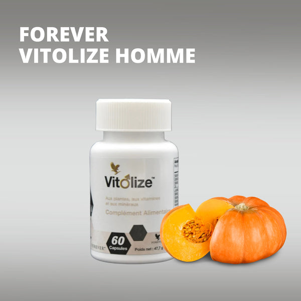 Forever Vitolize Men - Complexe prostate et vitalité masculine | Énergie et confort urinaire Forever Living