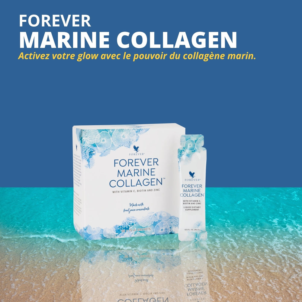 Forever Marine Collagen - Collagène marin anti-âge peau ferme et lumineuse | Beauté Forever Living