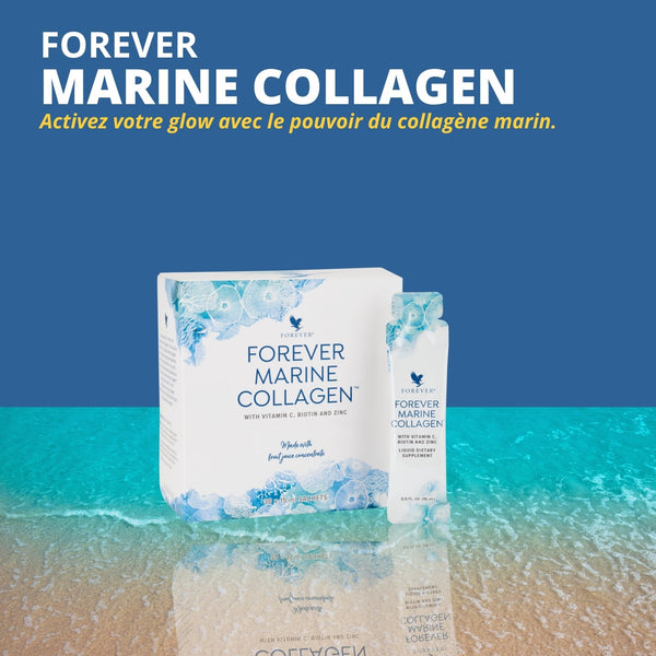 Forever Marine Collagen - Collagène marin anti-âge peau ferme et lumineuse | Beauté Forever Living