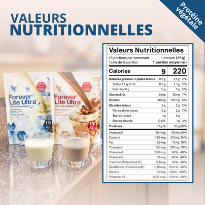 LITE ULTRA VANILLE OU CHOCOLAT FOREVER