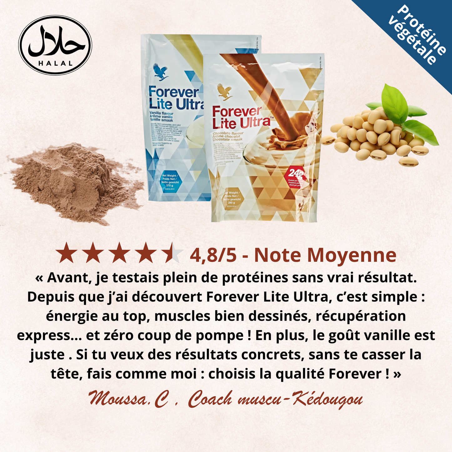 LITE ULTRA VANILLE OU CHOCOLAT FOREVER