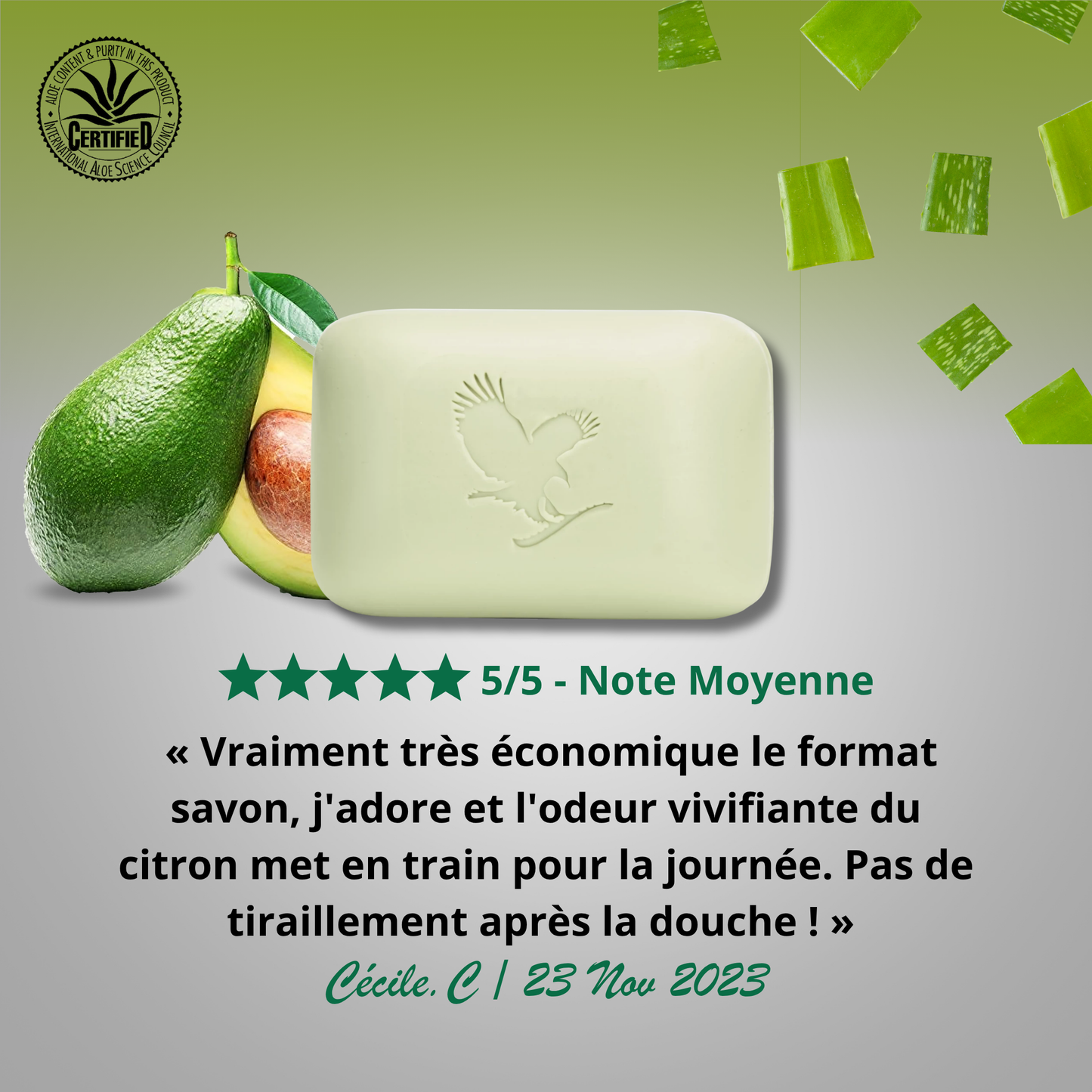 FOREVER AVOCADO FACE AND BODY SOAP