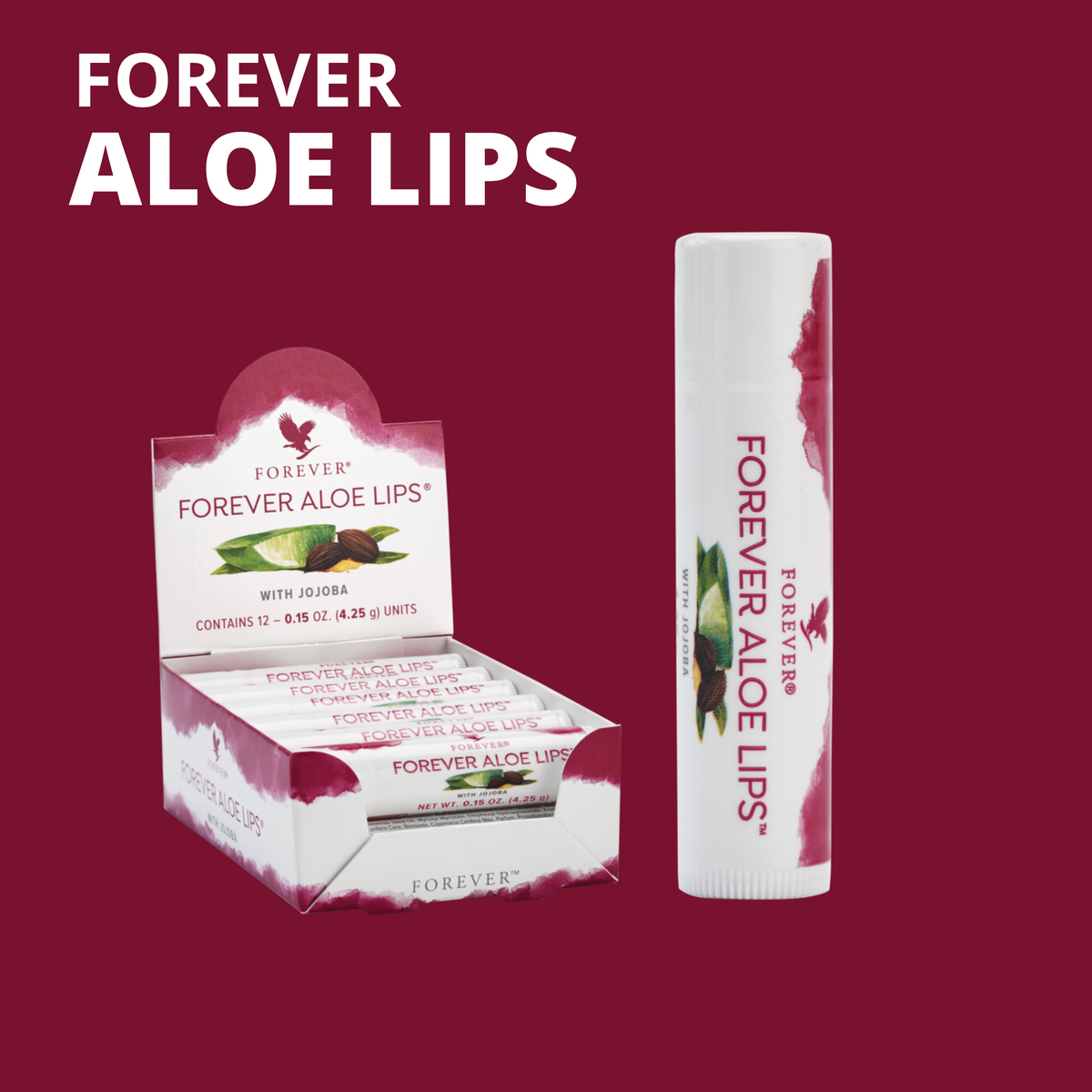 Forever Aloe Lips | Baume pour les lèvres à l'Aloe Vera