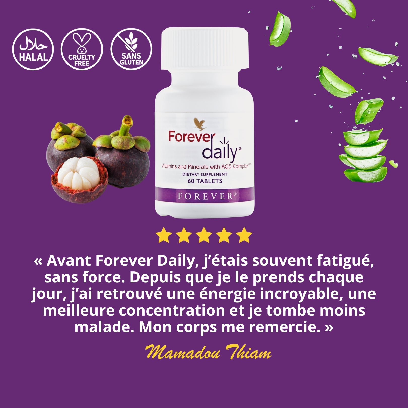 FOREVER DAILY « MULTI-VITAMINES » Forever Living Products