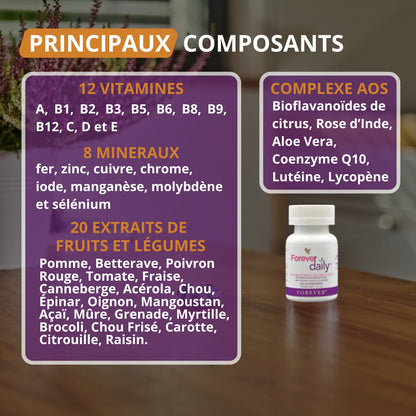 FOREVER DAILY « MULTI-VITAMINES » Forever Living Products